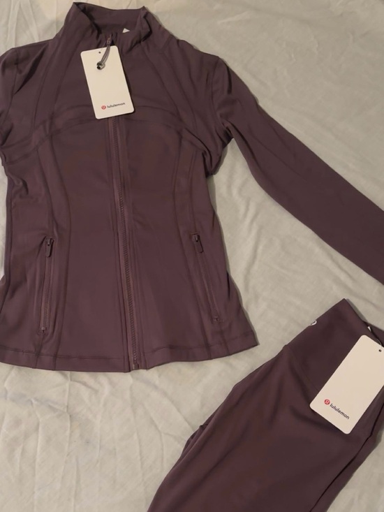 lululemon athletica Pants - lululemon athletica Plum Purple Women's Jacket & Leggings Set